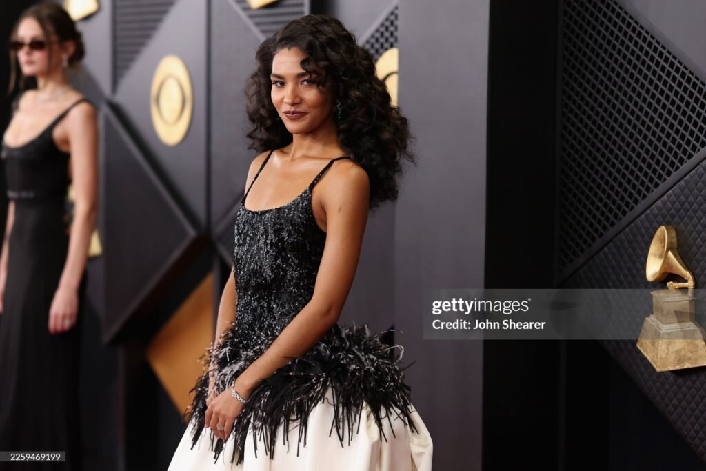 Caribbean heritage star, Olivia Dean attends the 68th GRAMMY Awards on February 1, 2026 in Los Angeles, California.