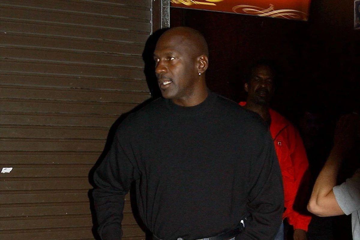 Michael Jordan Kisses Denny Hamlin Then Grabs His Throat In Latest Weird Celebration Going Viral